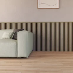 Houtenprofielen > Cando Green Decowall Acoustic eindprofiel vergrijsd eiken 260cm