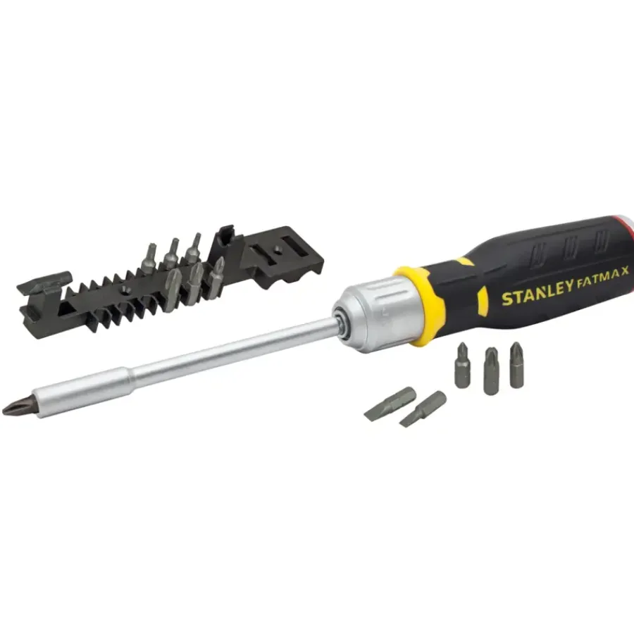 Schroevendraaiers > STANLEY De schroevendraaier met ratel incl 12 bits