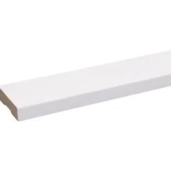 Houtenprofielen > Geen Deurlijst MDF wit folie carré 18x70 mm lengte 260 cm