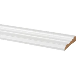 Houtenprofielen > Geen Deurlijst MDF wit folie 18x90 mm classic lengte 260 cm