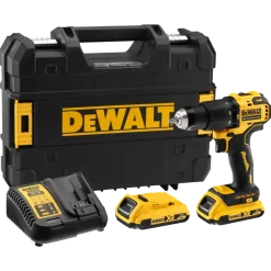 Accuboormachines|Boormachines > DeWALT 18V XR klopboormachine brushless DCD709D2T-QW incl. 2 accu's 1.5Ah + lader