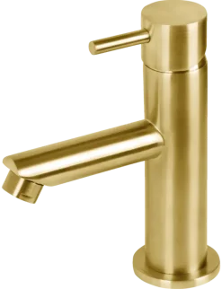Differnz wastafelkraan met hendel goud