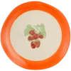 Dinerbord fruit oranje - h2,5xd26 cm