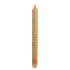 Dinerkaars stearine bruin - h25xd2,2cm