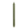 Dinerkaars stearine d.groen- h25xd2,2cm