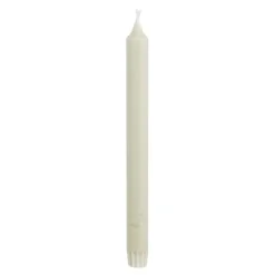 Dinerkaars stearine l.groen 24 stuks display - h25xd2,2cm