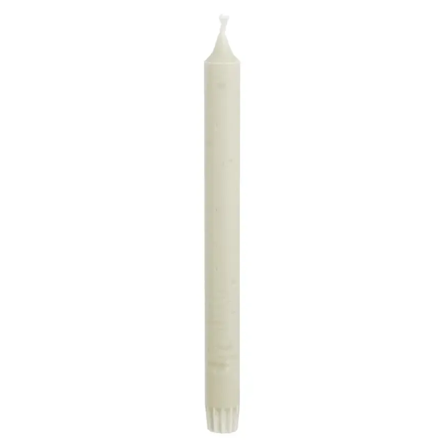 Dinerkaars stearine l.groen 24 stuks display - h25xd2,2cm