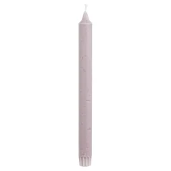 Dinerkaars stearine lila 6 stuks - h24xd2,2cm