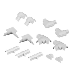 Lasklemmen En Verbindingsklemmen > D-Line Accessoireskit t.b.v. 16/ 8mm Goot Wit