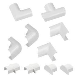 Lasklemmen En Verbindingsklemmen > D-Line Accessoireskit voor 30/ 15mm Goot Wit