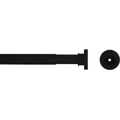 Douchestang Seallux 125-220cm zwart zwart