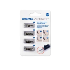 Soldeer- En Lasaccessoires > Dremel graveerpen accessoiresset VersaTip voor pyrografie 204 houtbranden - 4-delig
