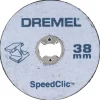 Multitool Accessoires > Dremel multitool accessoires - doorslijpschijf speedclic starterset SC406 - 2 stuks
