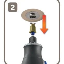 Multitool Accessoires > Dremel multitool accessoire - speedclic opspandoorn S402 - 3,2 mm