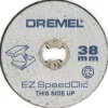 Multitool Accessoires > Dremel multitool accessoire - speedclic snijschijf voor metaal - 5 stuks - 38 mm