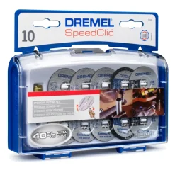 Multitool Accessoires > Dremel multitool accessoires - EZ speedclic snijset SC690 - 10-delig