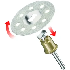 Multitool Accessoires > Dremel multitool accessoire - EZ speedcic diamantsnijschijf SC545 - 38 mm