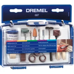 Multitool Accessoires > Dremel multitool accessoires - multiset voor snijden / graveren / schuren / reinigen / polijsten / slijpen - 52-delig