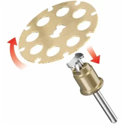 Multitool Accessoires > Dremel multitool accessoire - speedclic snijschijven voor hout S544