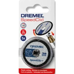 Multitool Accessoires > Dremel multitool accessoire - snijschijf voor kunststof SC476 - 5 stuks