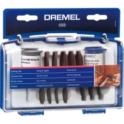 Multitool Accessoires > Dremel multitool accessoires - snijset 688 voor snijden langs de rand - 69-delig