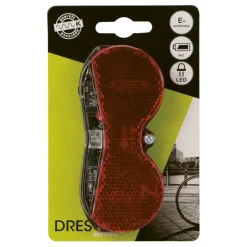 Fietsverlichting > Dresco achterlicht reflector modern 3LED