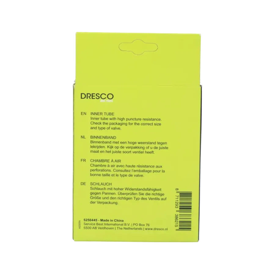 Fietsbanden > Dresco binnenband 27.5/28/29 (40/62-584-635) schrader 40mm