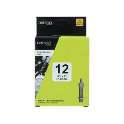Fietsbanden > Dresco binnenband 12 x1 1/2 x 2 1/4 (47/62-203) dunlop 40mm