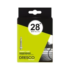 Fietsbanden > Dresco binnenband 28 x 1 5/8 x 1 3/8 (37-622) sclave 40mm