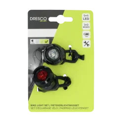 Fietsverlichting > Dresco Bullet fietsverlichtingsset