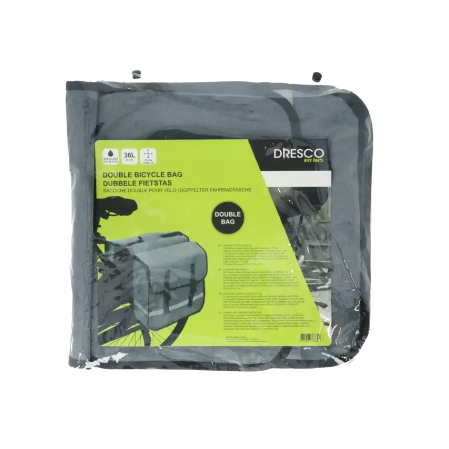 Fietstassen, Manden & Binders > Dresco dubbele fietstas 36L