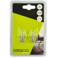 Fietsverlichting > Dresco fietslampjes halogeen 6V 2st