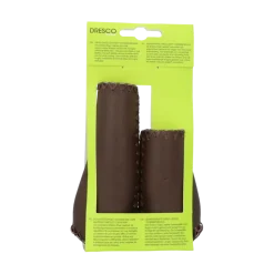 Fietsonderdelen & Accessoires > Dresco handvatten ergo leer bruin