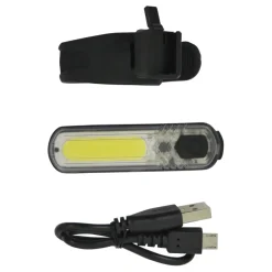 Fietsverlichting > Dresco koplamp oplaadbaar COB LED USB