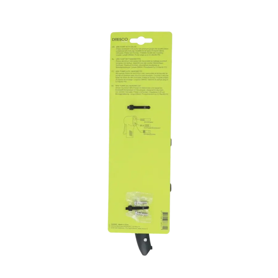 Fietspompen > Dresco minipomp nanometer 29,6cm