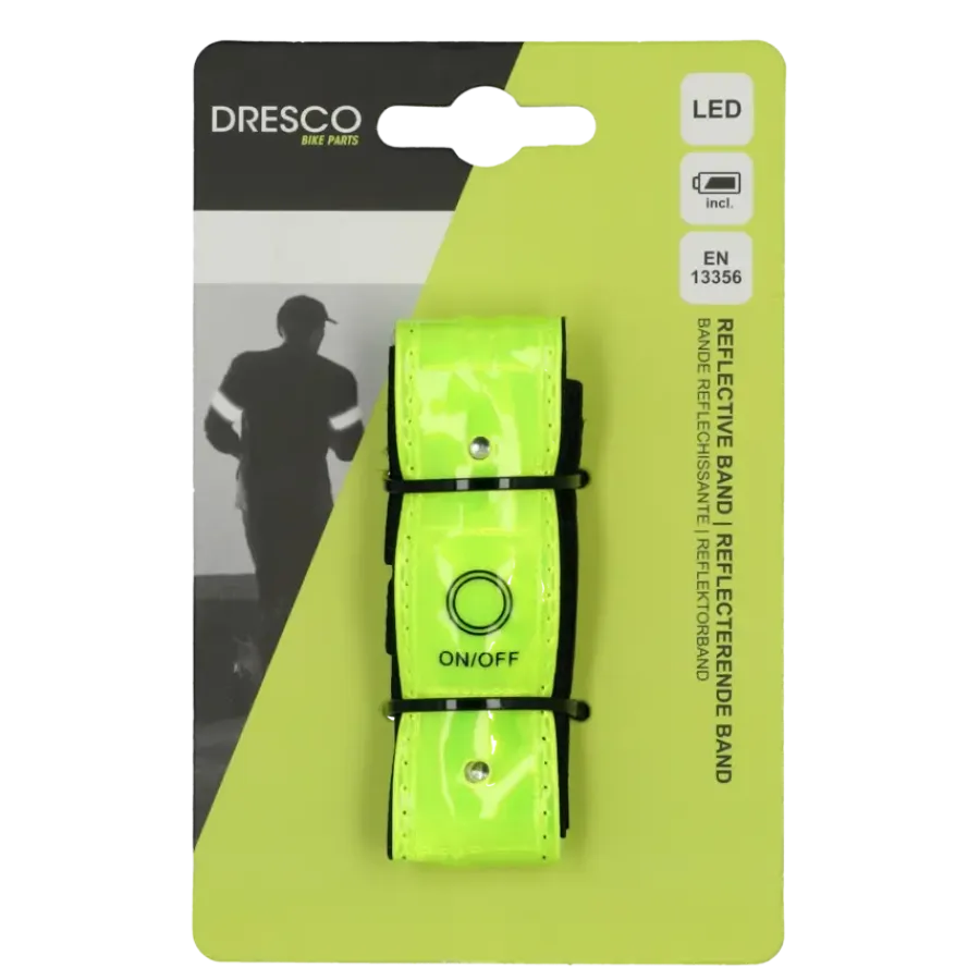 Fietsonderdelen & Accessoires > Dresco reflecterende armband LED