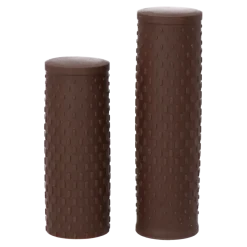 Fietsonderdelen & Accessoires > Dresco soft grip fiets handvatten 119/92 mm bruin