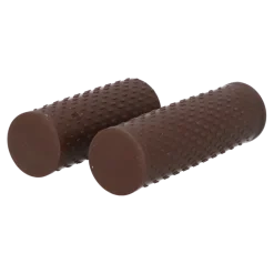 Fietsonderdelen & Accessoires > Dresco soft grip fiets handvatten 119/92 mm bruin