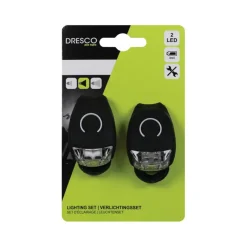 Fietsverlichting > Dresco Super Bright fietsverlichtingsset