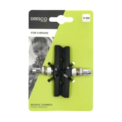 Fietsonderdelen & Accessoires > Dresco v-brake remblokken 70mm