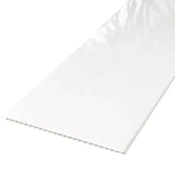 PVC Wandtegels & Panelen|Wandpanelen > Dumaplast Dumaclip wand- en plafondpaneel PVC hoogglans wit 2.4m2, afm. 120 x 25 cm