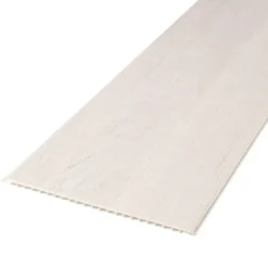 PVC Wandtegels & Panelen|Wandpanelen > Dumaplast Dumaclip wand- en plafondpaneel PVC haagbeuk beige 2.4m2, afm. 120 x 25 cm