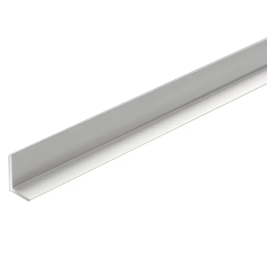Wandpanelen|Kunststofprofielen > Dumaplast Dumawall+ aluminium buitenhoek L-profiel 16-12mm