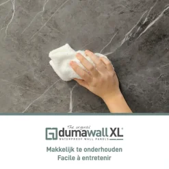 PVC Wandtegels & Panelen|Wandpanelen > Dumaplast Dumawall XL kunststof wandbekleding Evora glans 4,68m² 90x260cm - 2 stuks