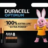 Batterijen > Duracell Batterij AAA Alkaline Optimum 8 stuks