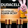Batterijen > Duracell Batterij AAA Alkaline Plus Power Boost 4 stuks
