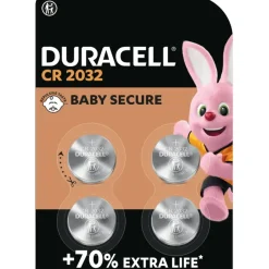 Batterijen > Duracell Batterij CR2032 Lithium-knoopcelbatterij 3V 4 stuks