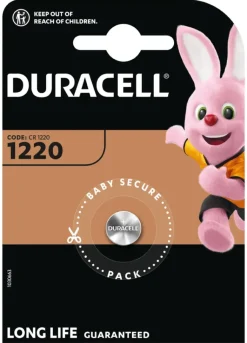 Batterijen > Duracell Batterij CR1220 Lithium knoopcelbatterij