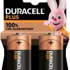 Batterijen > Duracell Batterij D Alkaline Plus 2 stuks