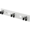 Duraline bezemhouder wit 36x7x5 cm